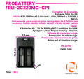 Cargador de Pilas Probattery Pro1 Multiple 2(Bat)4 Canales Aa/Aaa Nimh-Nicd (Frli-432-Cp1) thumbnail 3