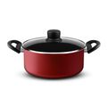 Set 5 Piezas Tefal -Red Surprise (Cacerola C/Tapa 20Cm, Olla C/Tapa 24Cm, Sarten 24Cm) (L2T1G4C11) thumbnail 2