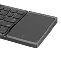Teclado Inalambrico Klipxtreme Flexplit Plegable Con Panel Tactil Bluetooth® (Kck-650S-Bk) thumbnail 3