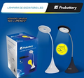 Lampara de Escritorio Led - Negro-3W (100Lm)-Para 4 Aa O Uso Con Cable Usb - Sensor Tactil (Il-Vel.D thumbnail 3