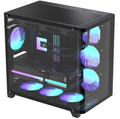 Gabinete Gamer Formula V Line Crystal U2 Floe Black Sin Controladores Rgb (Atx, 4 Fans Floe 12Bk Arp thumbnail 2