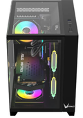 Gabinete Gamer Formula V Line Crystal Z9M Floe Black Sin Controladores Rgb (Matx + 5 Fans Argb) thumbnail 3
