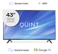 Tv Led 43" Qüint Qt-43Fhd20312-257 - Fhd, Netflix, Youtube, Disney+, Google Tv thumbnail 3