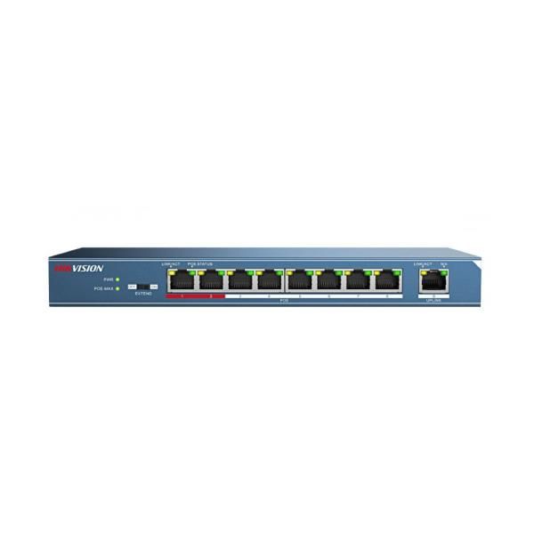 Switch Poe Hikvision 8 Bocas 10/100 No Administrable (Ds-3E0109P-E)