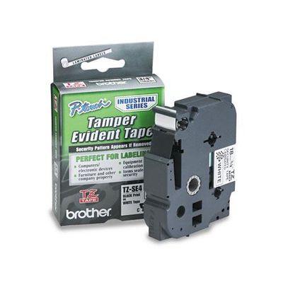 Cinta Rotuladora Brother Tzes-E4 18Mm (Black On White)