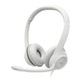 Auricular C/Mic Logitech Clear Chat Comfort Usb H390 White(Pn: 981-001285) thumbnail 1