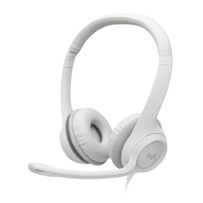 Auricular C/Mic Logitech Clear Chat Comfort Usb H390 White(Pn: 981-001285)