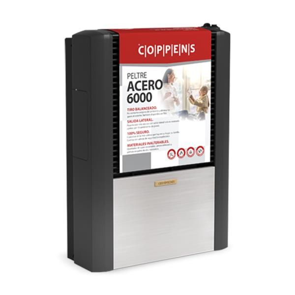Calefactor Coppens Peltre Acero 6000 Kcal/H - Tbu, C/Salida Izq.