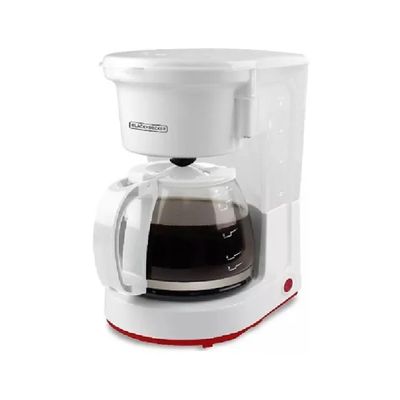 Cafetera Black & Decker Cm0410-Ar - Blanco, 8 Tazas