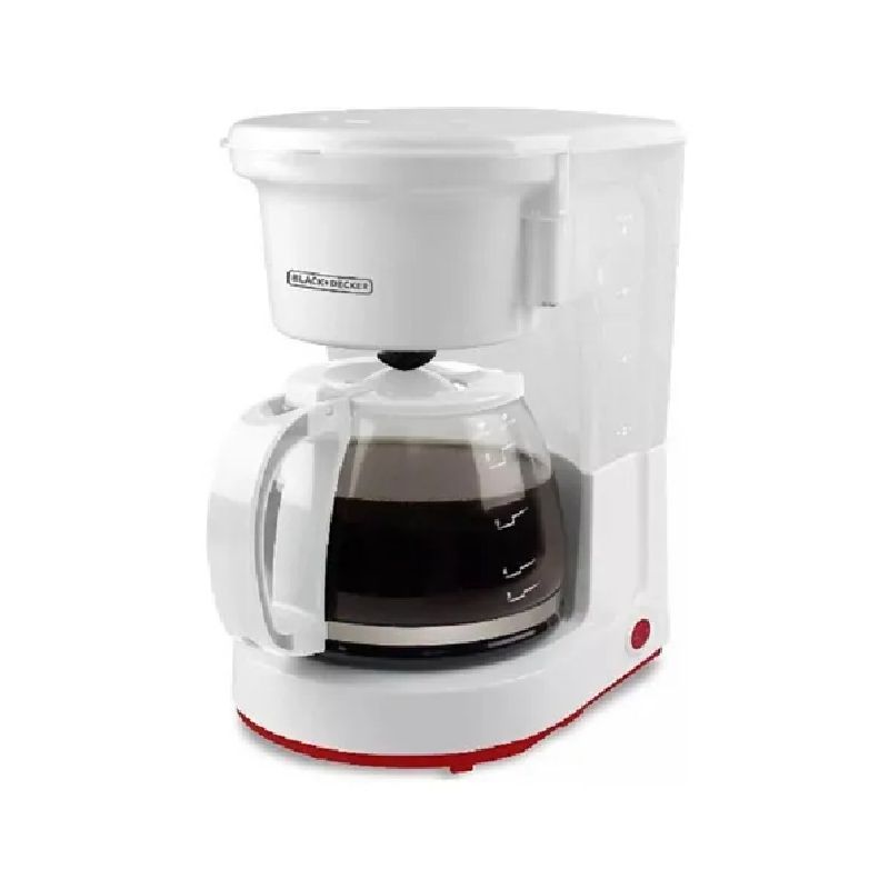 Cafetera Black & Decker Cm0410-Ar - Blanco, 8 Tazas