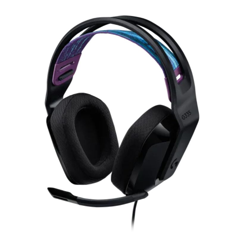 Auricular C/Mic Logitech G335 3.5 Mm Gaming Black (981-000977)