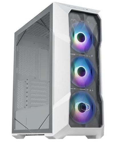Gabinete Cooler Master Td500 Mesh V2 White Sin Fuente Con Controladora Rgb (Td500V2-Wgnn-S00)