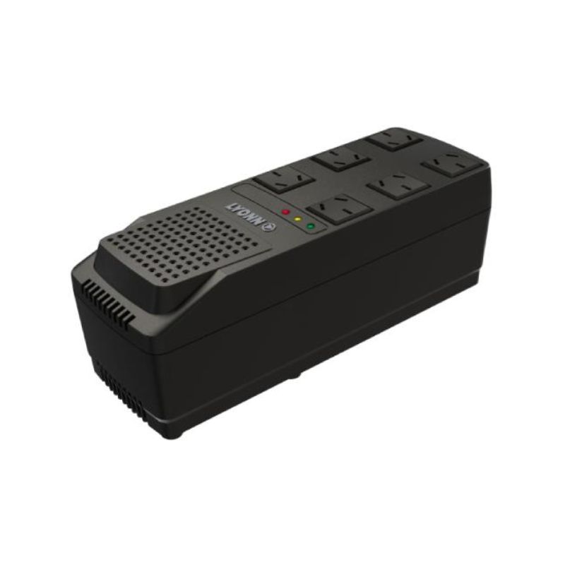 Estabilizador de Tension Lyonn 1200Va (800 Watt) Tipo Zapatilla (Tca-1200Nv)