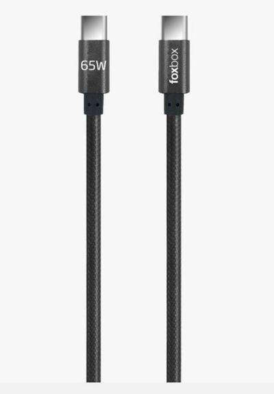Cable Foxbox Usb Prism Pro Type-C A Lightning, Negro, 2M (6981)