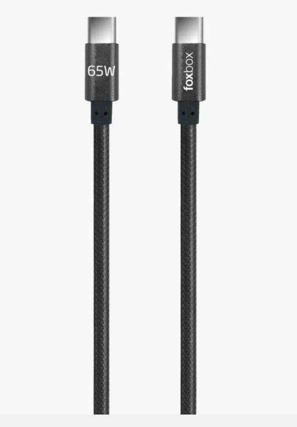 Cable Foxbox Usb Prism Pro Type-C A Lightning, Negro, 2M (6981)