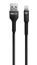 Cable Foxbox Round Pro Lightning A Type-C , Negro, 1.25M (7431) thumbnail 1