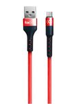 Cable Foxbox Round Pro Lightning A Type-C , Rojo, 1.25M (7474) thumbnail 1