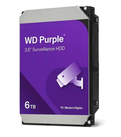 Disco Rigido Wd Purple 6Tb (Wd64Purz)