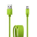 Cable Foxbox Usb Prism Usb A Type-C, Verde, 1.25M  (5423) thumbnail 1