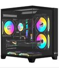 Gabinete Gamer Formula V Line Crystal Z9M Floe Black Sin Controladores Rgb (Matx + 5 Fans Argb) thumbnail 1