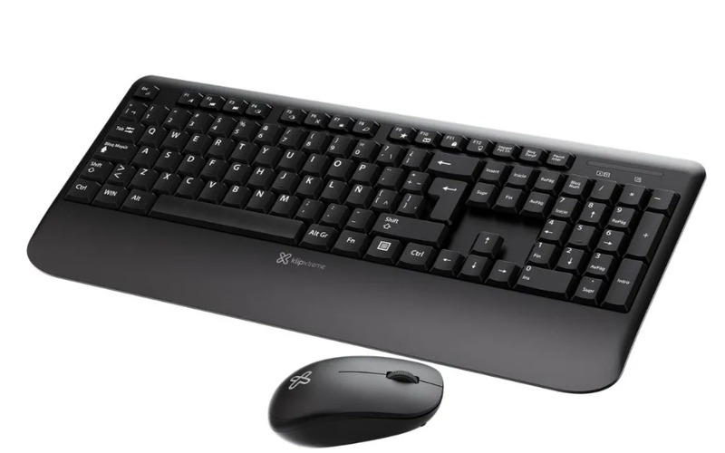 Combo Teclado y Mouse Inalambricos Klipxtreme Kck-300S Keyroll  (Kck-300S)