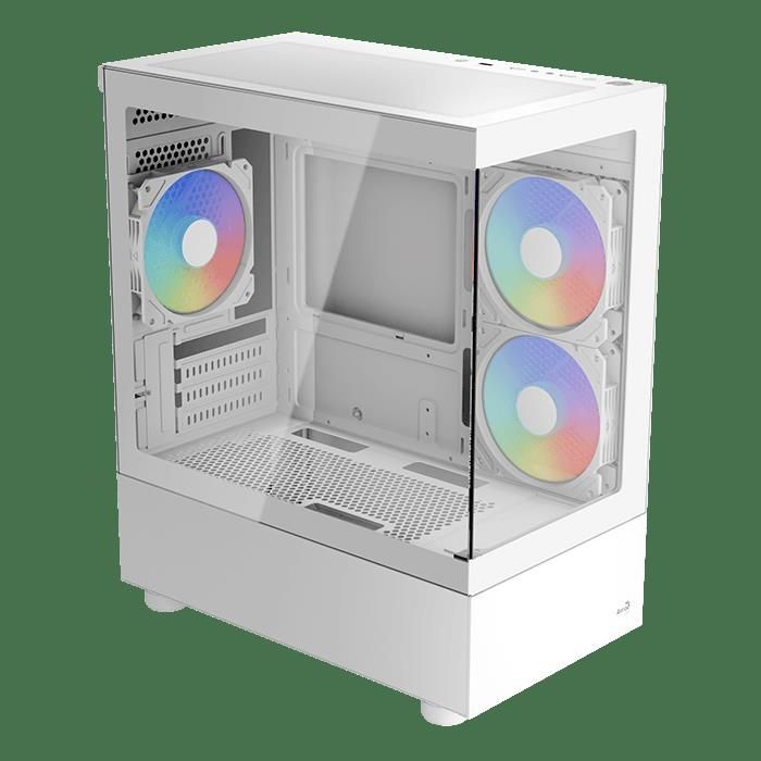 Gabinete Aerocool Viewport Mini-G-Wt-V2 Con Controladores Rgb (Accm-Es09133.21)