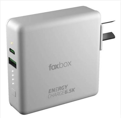 Power Bank Foxbox Energy 20W Charger 6500 Ml, Blanco (7667)