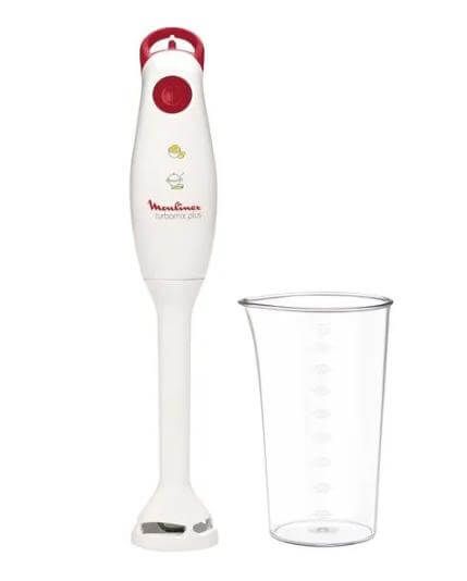Licuadora de Mano Moulinex Turbomix Plus Plastic Foot White 600W (Dd12A2A0)