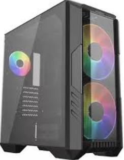 Gabinete Cooler Master Haf 500 Atx Mid-Tower Case Black Con Controladores Rgb (H500-Kgnn-S00)