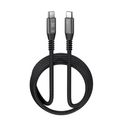 Cable Klipxtreme Kx Power Go 550 Kx Usb-C Cable 100W 480Mbps 6Ft/3M Braided (Kac-550-10Ft) thumbnail 1