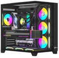 Gabinete Gamer Formula V Line Crystal Z9 Floe Black Sin Controladores Rgb (Atx, 7 Fans Floe 12Bk Arpw) Sin Controladores Rgb thumbnail 1