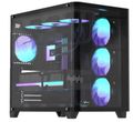 Gabinete Gamer Formula V Line Crystal U2 Floe Black Sin Controladores Rgb (Atx, 4 Fans Floe 12Bk Arp thumbnail 1