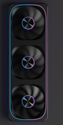 Triple Fan Formula V Line Air Fusion 3 Black Argb 360Mm