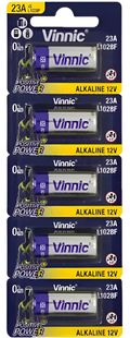 Blister de Pilas Vinnic  Alcalina 23A 12V X5 Unidades (L1028F) thumbnail 1