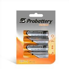 Blister de Pilas Alcalina Probattery Aa X4 Unidades 1.5V (Pnak-Aa-4Pb)