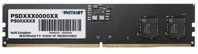 Memoria Patriot Udimm Ddr5 8Gb 5600Mhz-Mt/S(Psd58G560041)