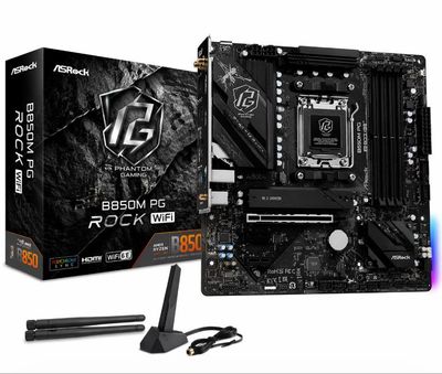 Mb (Am5) Asrock B850M Rock Wifi Ddr5 Ddr5 (Mb-B850M Rockwifi)(90-Mxbu70-A0Uayaz)