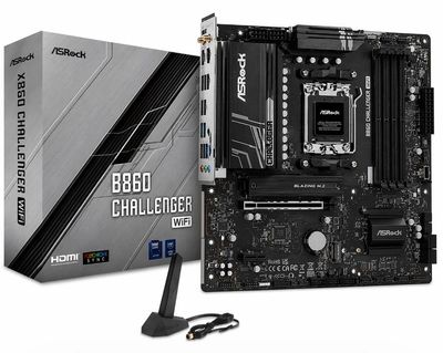Mb (Lga1851) Asrock B860 Challenger Wifi Ddr5 (Mb-B860 Clwifi)(90-Mxbuc0-A0Uayaz)