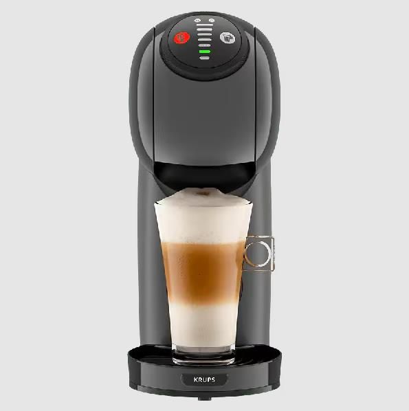 Cafetera Moulinex Dolce Gusto Genio S Silver Anthracite,Capsulas Ndg,0,8Lt.,1500Watts 9784.A)Gris