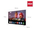 Tv Led 4K 55" Rca G55P7Uhd-F - Uhd, Netflix, Youtube, Disney+, Google Tv thumbnail 1