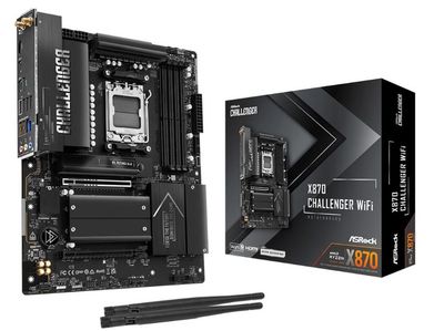 Mb (Am5) Asrock X870 Challenger Wifi Ddr5 (Mb-X870 Clwifi)-(90-Mxbuk0-Aquayaz)